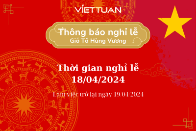 Thông báo về việc nghỉ lễ Giỗ tổ Hùng Vương