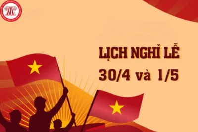 Thông báo về việc treo Quốc kỳ và nghỉ lễ kỷ niệm 50 năm ngày Giải phóng hoàn toàn miền Nam - thống nhất đất nước (30/4/1975 - 30/4/2025) và ngày Quốc tế Lao động 1/5
