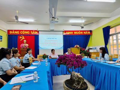 ĐOÀN ĐÁNH GIÁ NGOÀI TIẾN HÀNH KHẢO SÁT SƠ BỘ TRƯỜNG MẦM NON MINH THẠNH (NGÀY 04/03/2026)