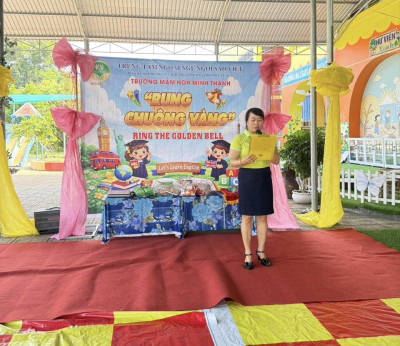 Ngày 14/5/2026, trường Mầm non Minh Thạnh đã phối hợp cùng Trung tâm Ngoại ngữ Ngôi Sao Việt tổ chức chương trình “Rung Chuông Vàng”