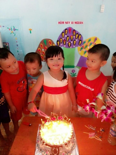 Sinh nhật bé Trần Thảo Như lớp Chồi 2