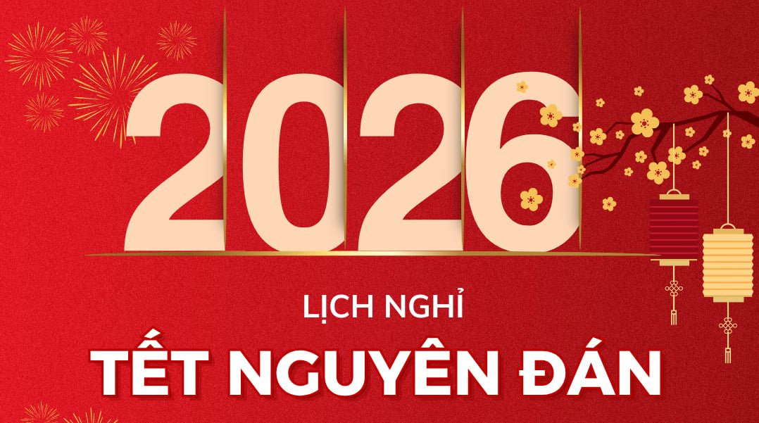 TRƯỜNG MN MINH THẠNH THÔNG BÁO LỊCH NGHỈ TẾT NGUYÊN ĐÁN BÍNH NGỌ NĂM 2026